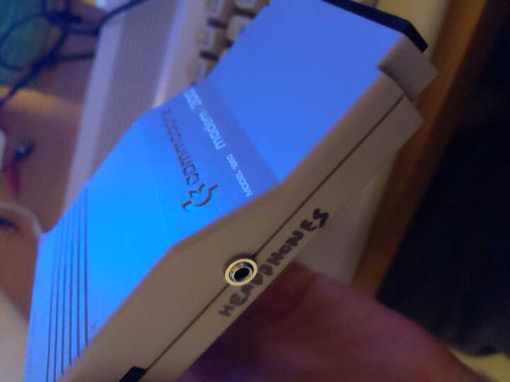 Commodore Computer Mit Modem Dial-Up over VoIP with a Commodore Modem from 1985